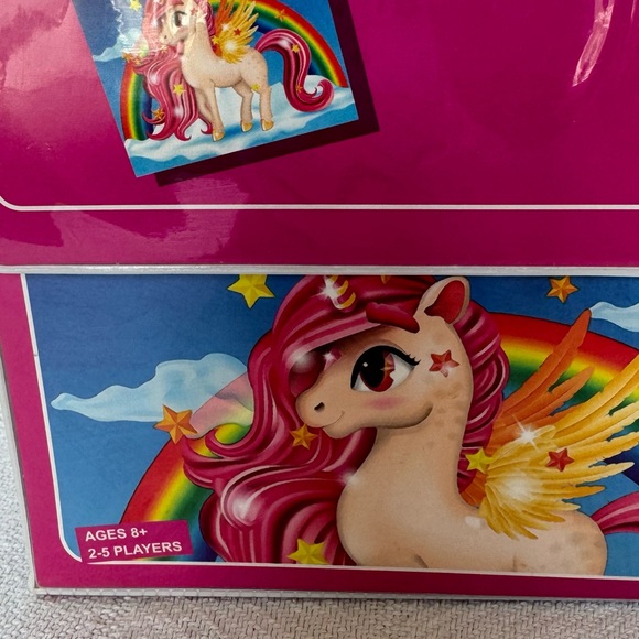 Vintage Trapper Keeper Game Pink Unicorn Rainbow 80’s 90’s Toy  Retro - Picture 3 of 7
